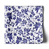 SAPPHIRE BLOSSOM SILK POCKET SQUARE